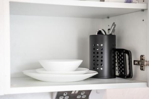 This well-organized kitchen features ample stor...