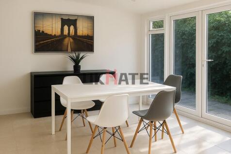 Bright and inviting living area featuring moder...