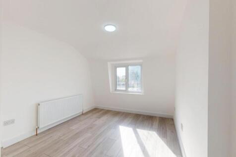 Bright, modern bedroom with ample natural light...