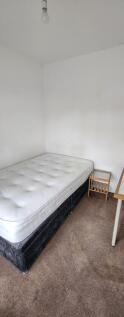 A simple, tidy single bedroom featuring a comfo...