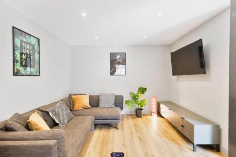 A stylish and inviting large modern living room...