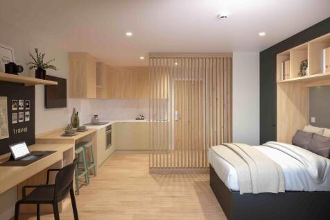 A spacious and stylish large modern living room...