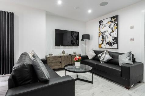 A stylish and inviting large modern living room...