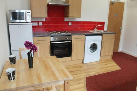 This modern kitchen features a stylish design w...