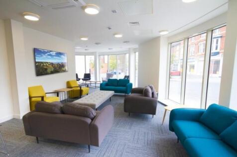Bright and spacious communal lounge featuring m...