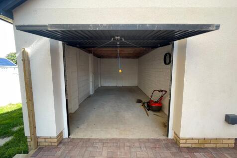 A clean and well-maintained single garage space...
