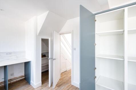 Bright and clean room with modern white walls, ...