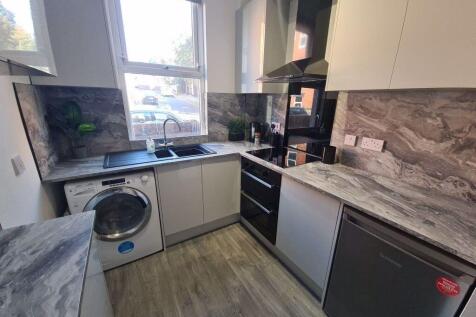 Modern kitchen with contemporary grey marble-ef...