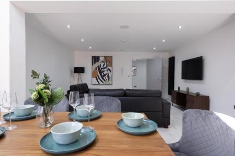 A beautifully designed contemporary living room...