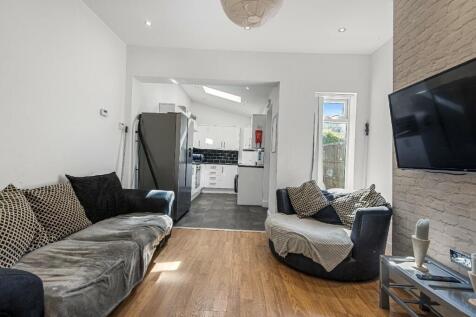 A modern living room featuring comfortable seat...