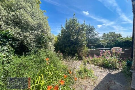 A bright and sunny garden area featuring a mix ...