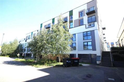 Modern multi-storey residential building with c...