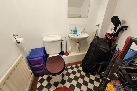 Compact and functional small single toilet room...