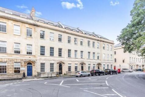 Elegant row of traditional terraced houses on a...