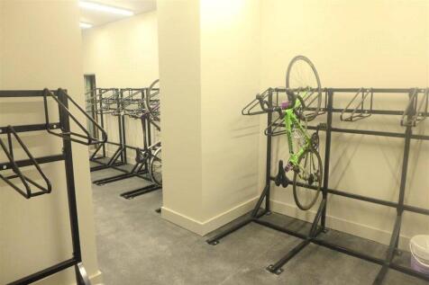 A tidy and well-organized storage area featurin...