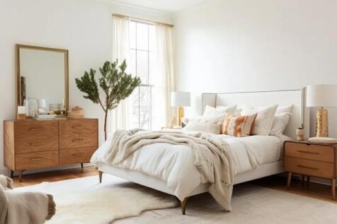 A stylish and spacious large double bedroom wit...
