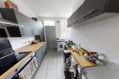 An inviting modern kitchen with ample workspace...