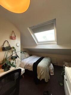Cozy and well-maintained bedroom featuring a sk...
