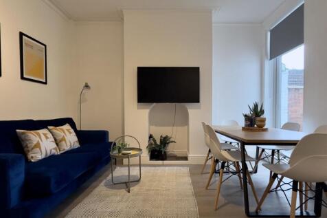 A stylish and inviting large modern living room...