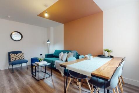 A bright and spacious modern living room with s...