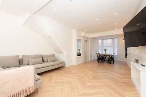 Bright, modern open-plan living and dining area...