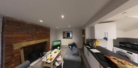 Bright and spacious living room with contempora...