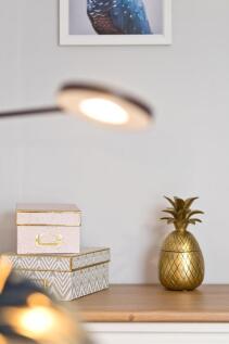 Stylish entry surface with patterned storage bo...