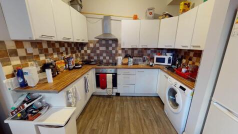 A well-organized kitchen with ample counter spa...