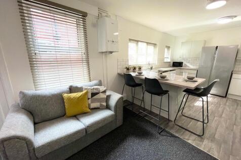 Bright open-plan living area with a comfortable...