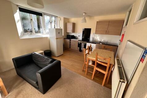 Bright open-plan living space with a compact lo...