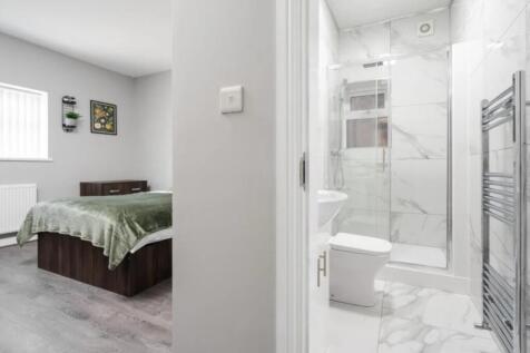 Experience modern living in this stylish bathro...