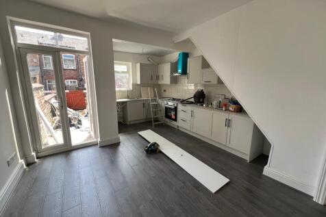 Bright modern kitchen with plenty of natural li...