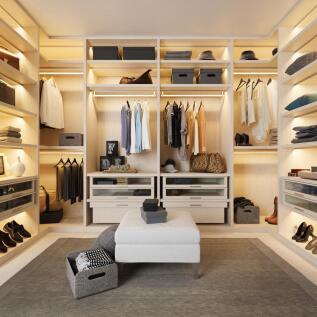 Walk in wardrobe