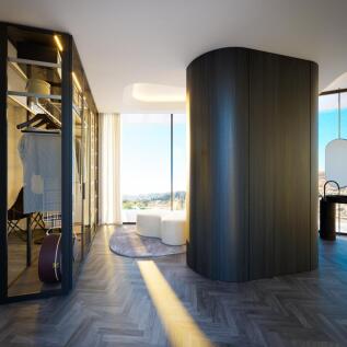 Walk in wardrobe