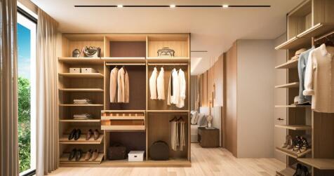 Walk in wardrobe