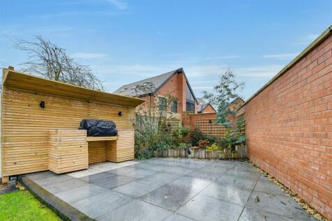 Rear garden patio