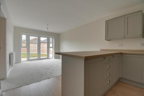 Kitchen into living room