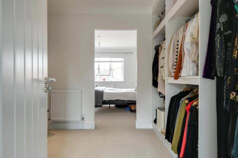 Walk in dressing room