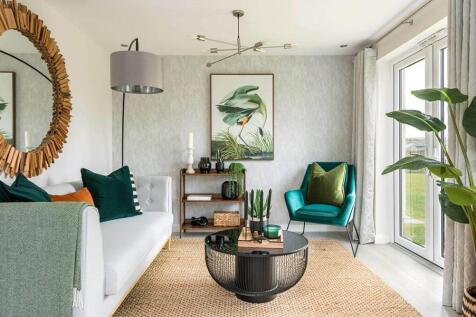 French doors open out to the private garden
