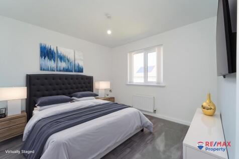 Virtually Staged Bedroom Three
