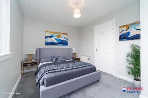Virtually Staged Primary Bedroom