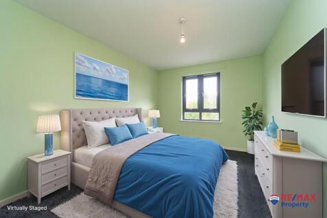 Virtually Staged Bedroom