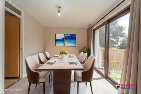 Virtually Staged Dining Room