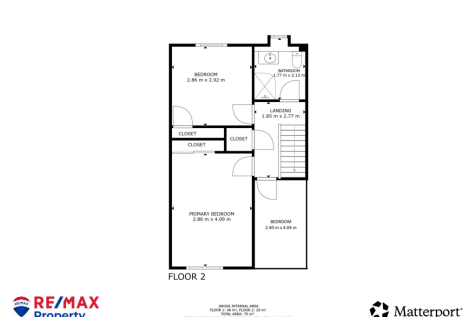 Upper Floor Floorplan