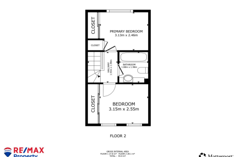 Upper Level Floorplan