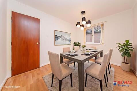 Virtually Staged Dining Room