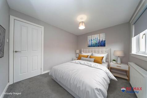 Virtually Staged Primary Bedroom