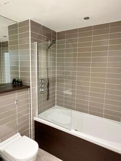 Sleek bathroom