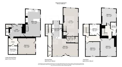 Floorplan - original property with office use
