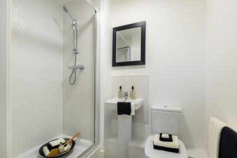 Modern bathroom with choice of tiles